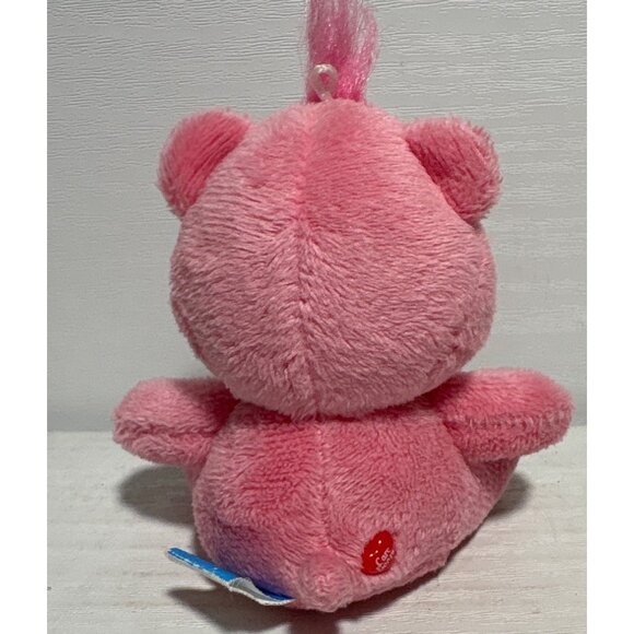Care Bears Micro Mini 2009 Love-a-Lot Plush Pink Teddy Bear 3" - Picture 4 of 7